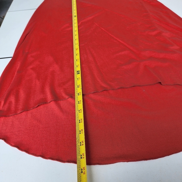 Chicos Orange Tank Shift Dress Stretch Hi-Low Sleveless Round Neck Modest 1 (M) - Picture 11 of 11